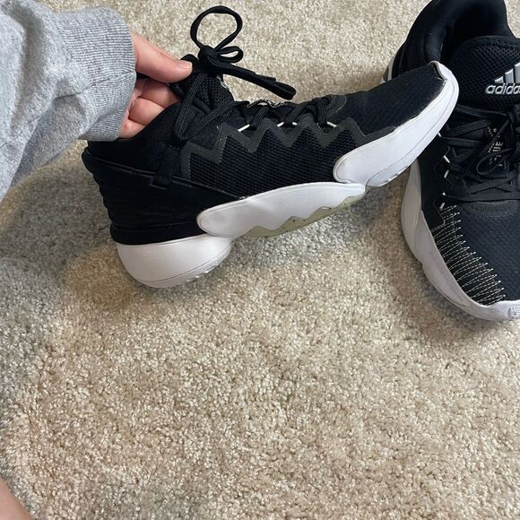 ADIDAS D.O.N issue #2 Cloud Black Basketball Shoe - Picture 4 of 10